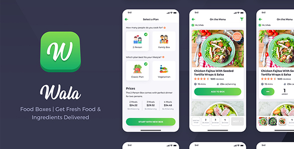 Wala - Food & Delivery React Native App Template