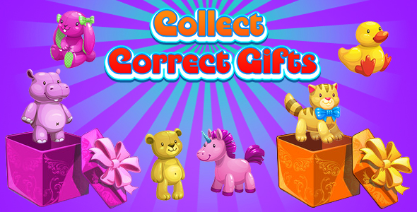 Collect Correct Gifts (CAPX and HTML5) Christmas Game