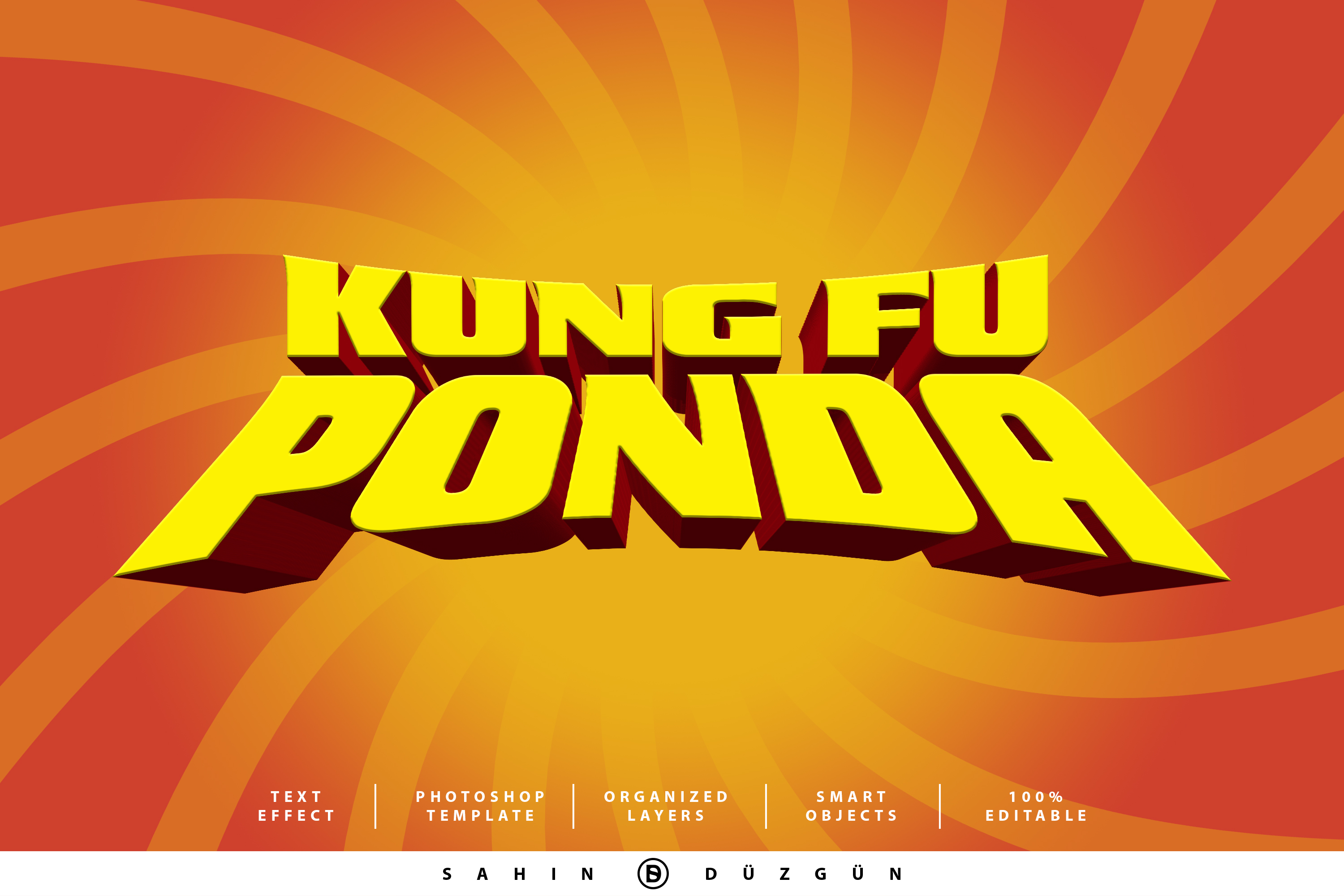 KUNG FU'S PANDA TextEffects/Mockups TemplatePackage, Addons