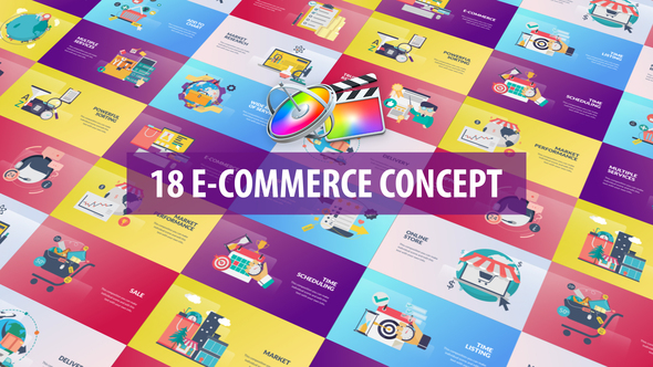 E-Commerce Concept Animation | Apple Motion & FCPX