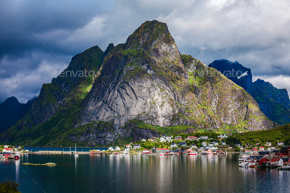 Lofoten archipelago panorama - Stock Photo - Images