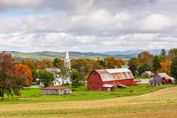 Peacham, Vermont, USA - Stock Photo - Images