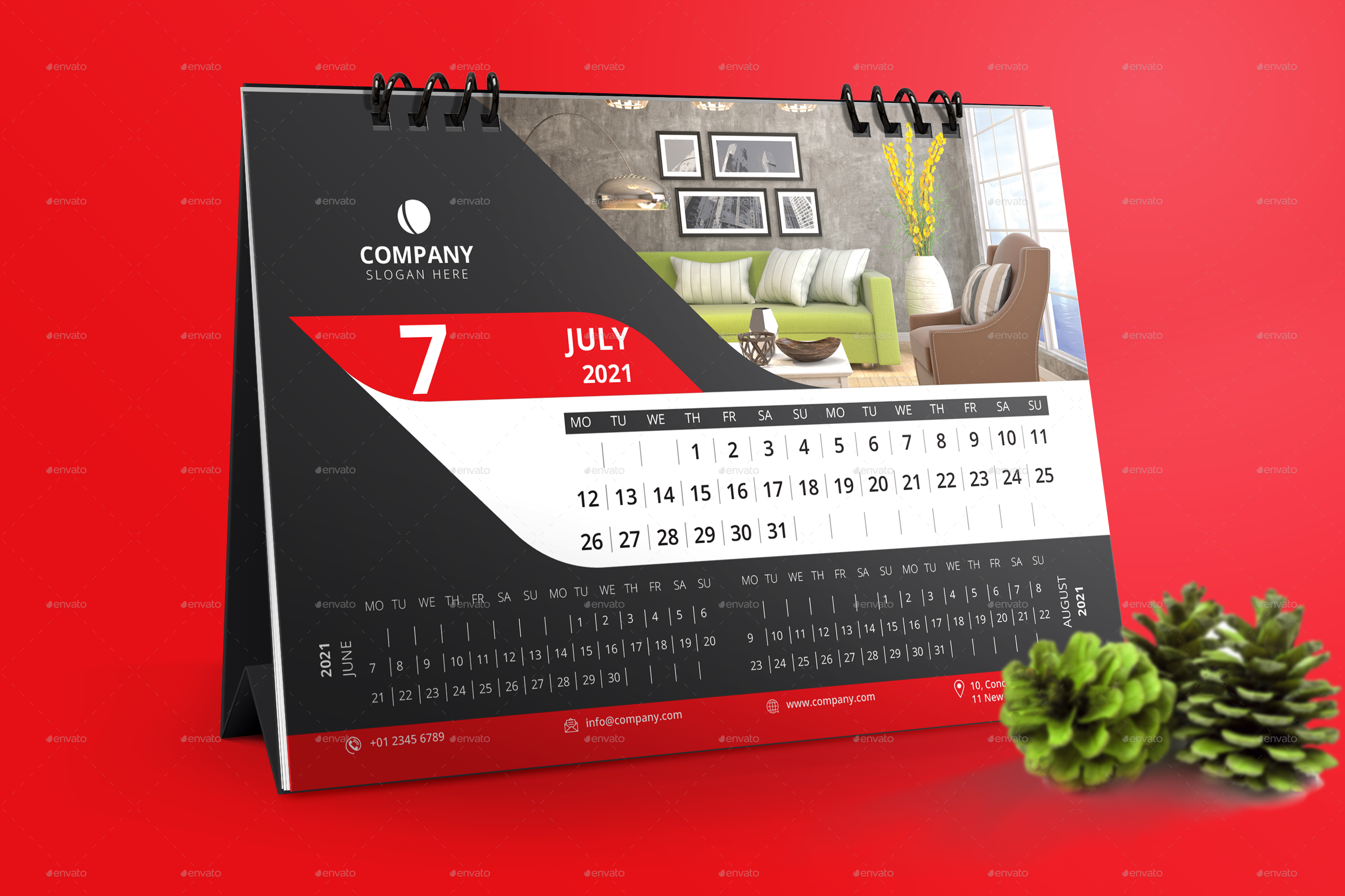 Desk Calendar, Print Templates | GraphicRiver