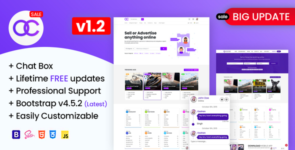 OBootstrap Classified - ThemeForest 19645294