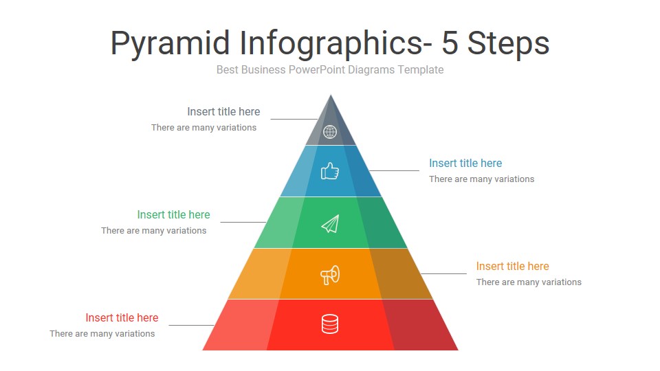 Pyramid PowerPoint Infographics Diagrams Template, Presentation Templates