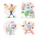 Social Media or Dating Application Design Concept