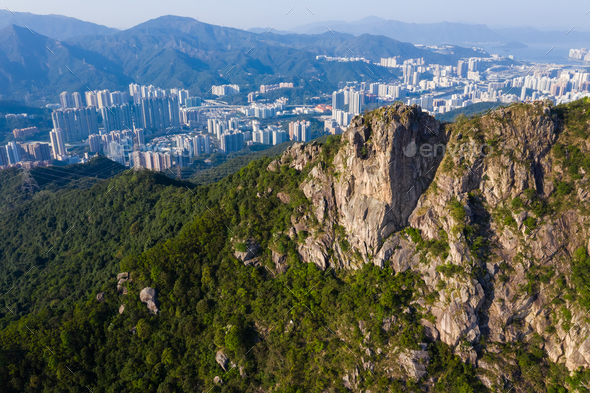 Hong Kong Lion rock mountain