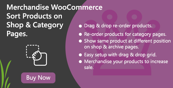 Merchandise WooCommerce – Sort Products For Shop & Category Pages