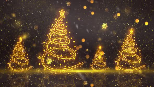 Christmas Trees Background 11 alt