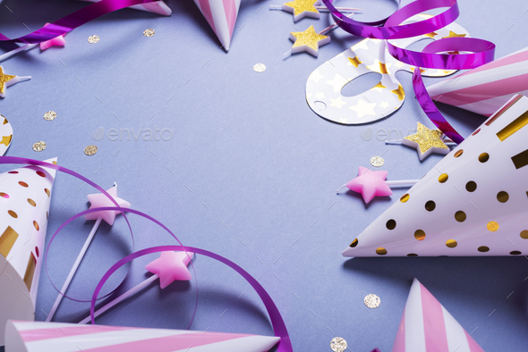 Birthday party invitation card - Stock Photo - Images