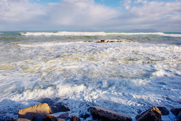 waves in the sea - Stock Photo - Images