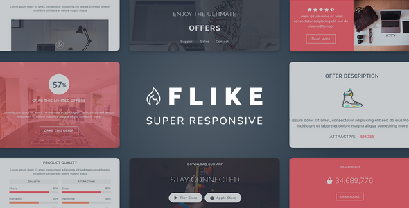 Flike Responsive Newsletter - ThemeForest 28538294