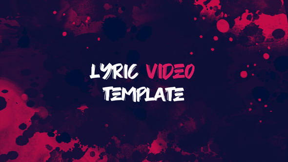 lyrics template after effects free download