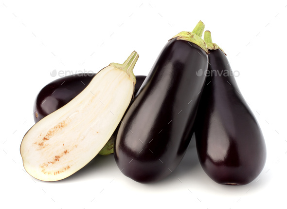 eggplant or aubergine vegetable - Stock Photo - Images