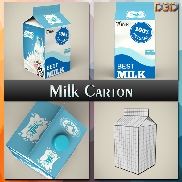 Milk Carton - 3Docean 28556060