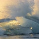 Icebergs Floating and Melting in Stormy Ocean - VideoHive Item for Sale