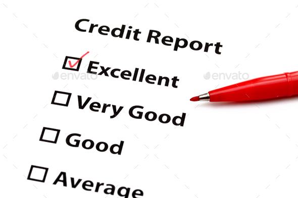 Credit report - Stock Photo - Images