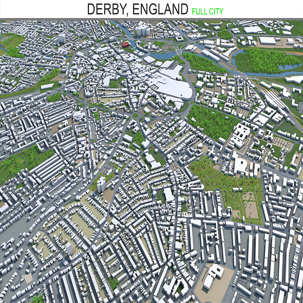 Derby city England - 3Docean 28562828