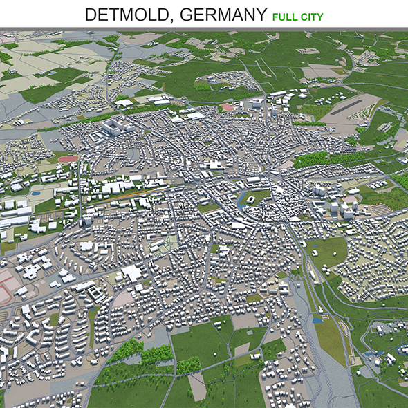 Detmold city Germany - 3Docean 28562900