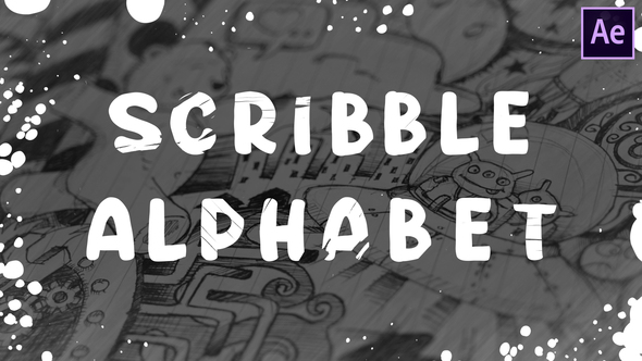 Scribble Alphabet - VideoHive 28562901