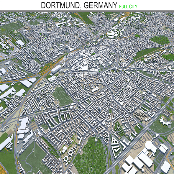 Dortmund city Germany - 3Docean 28563843