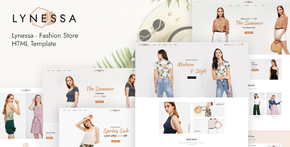 Extraordinary Lynessa - Fashion Store HTML Template