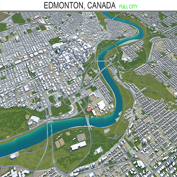 Edmonton city Canada - 3Docean 28567705