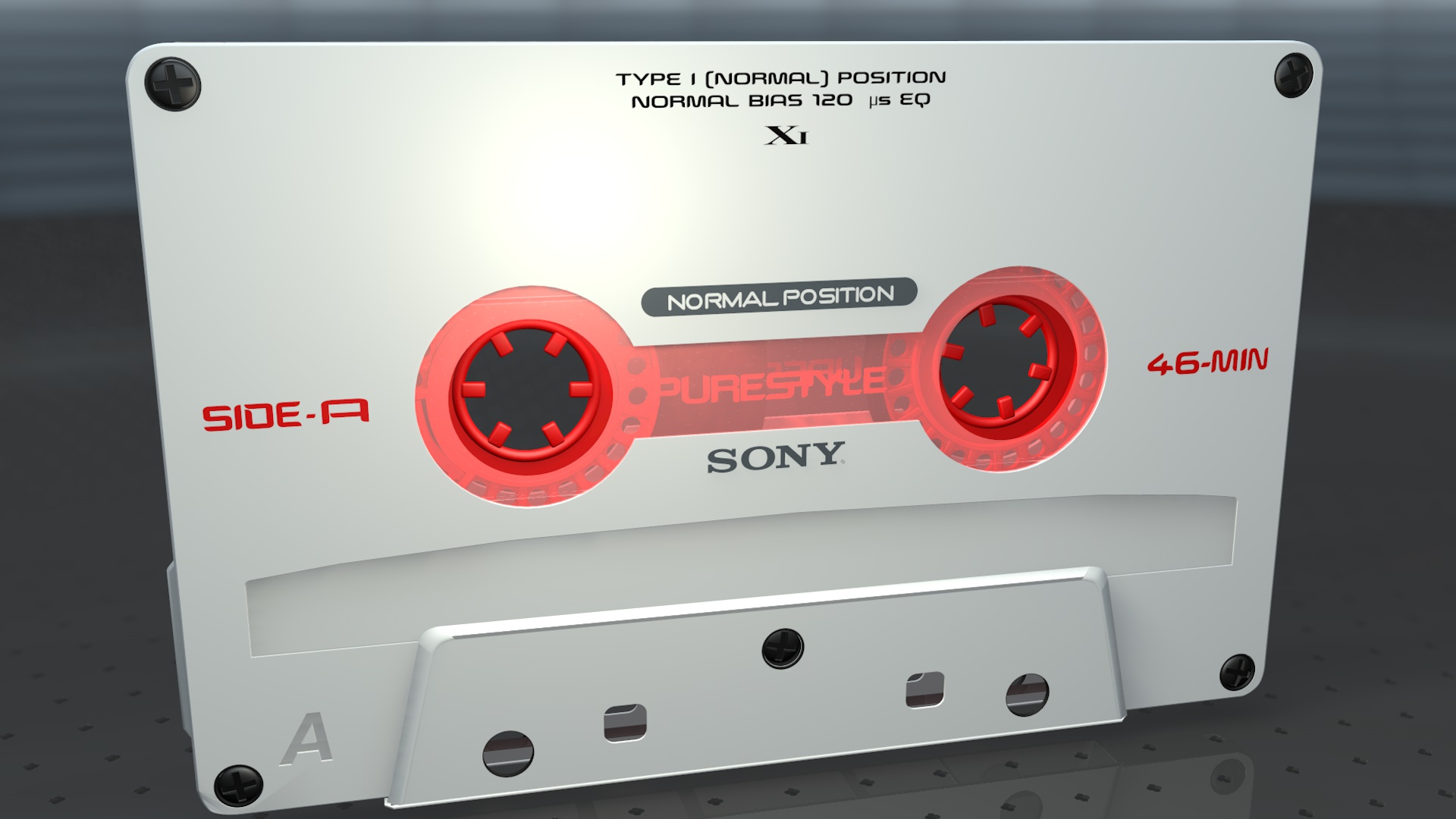 Cassette Sony XI Normal Position(1997) collection #7 by HumanGraphics
