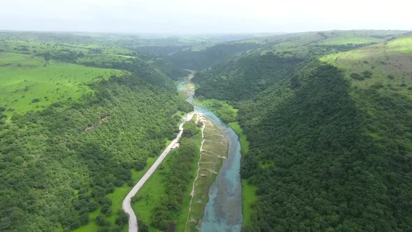 A Surprising Snapshot Of The Drone In The Fall In Salalah, Ain Darbat, Sultanate Of Oman 5 alt