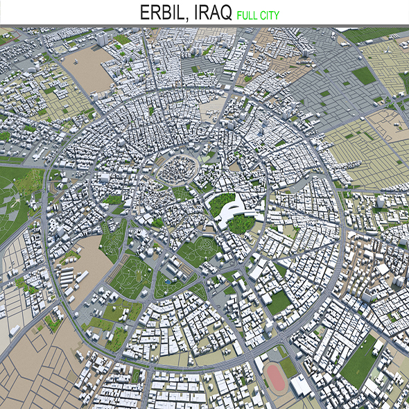 Erbil city Iraq - 3Docean 28573377