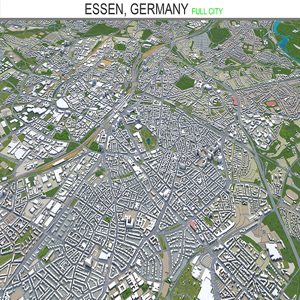 Essen city Germany - 3Docean 28573949