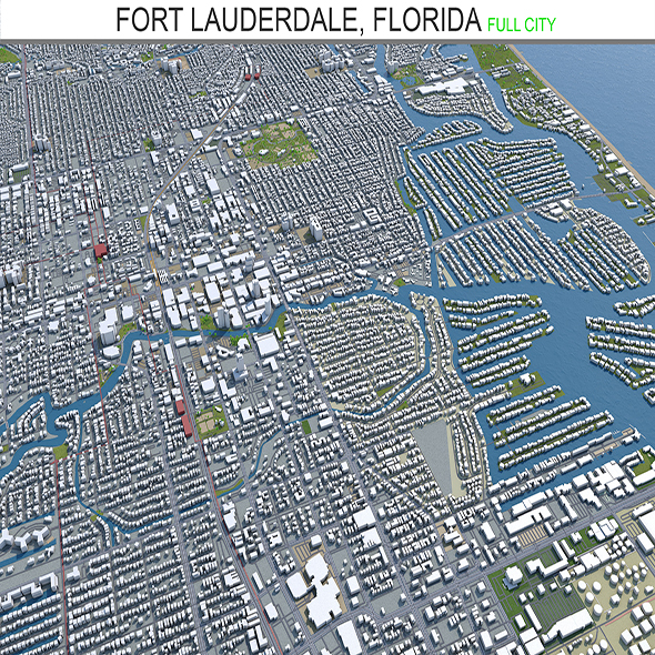 Fort Lauderdale city - 3Docean 28575674