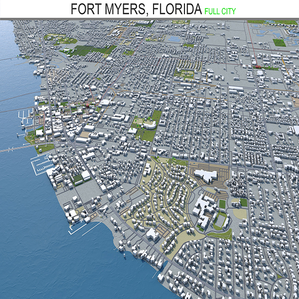 Fort Myers city - 3Docean 28575701