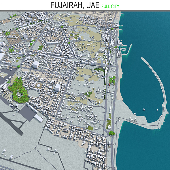 Fujairah city UAE - 3Docean 28577595