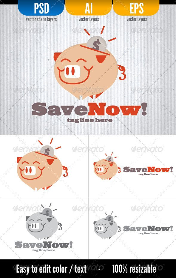 Save Now! - Objects Logo Templates