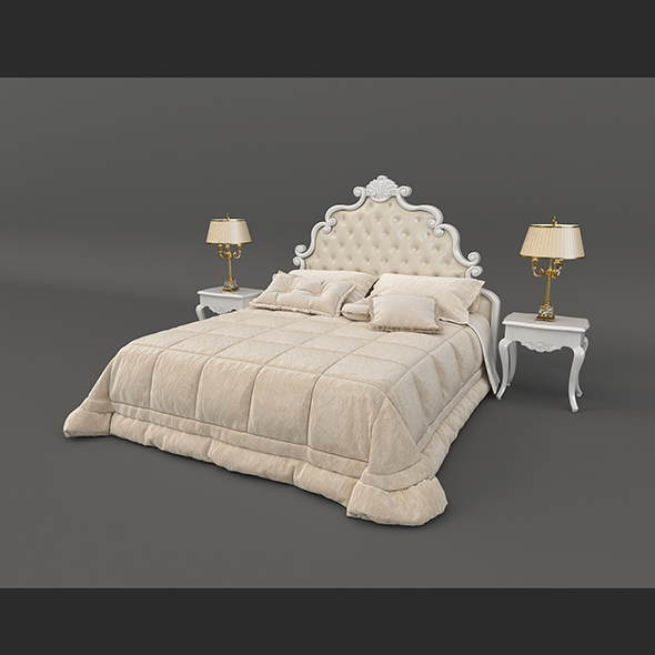 European Style Bed - 3Docean 28579281