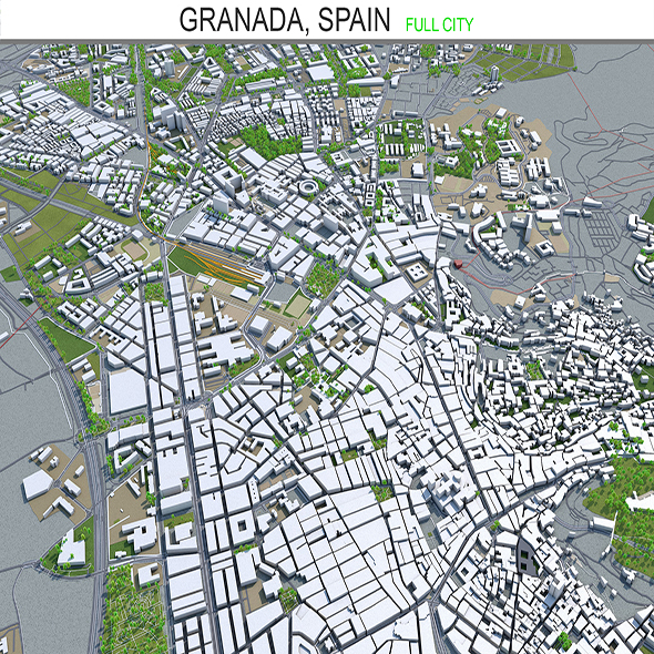 Granada city Spain - 3Docean 28580300