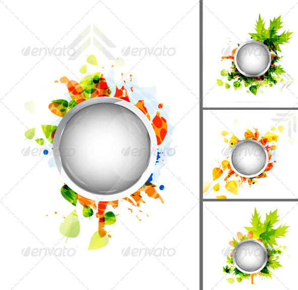 Vector Nature Background - Backgrounds Decorative
