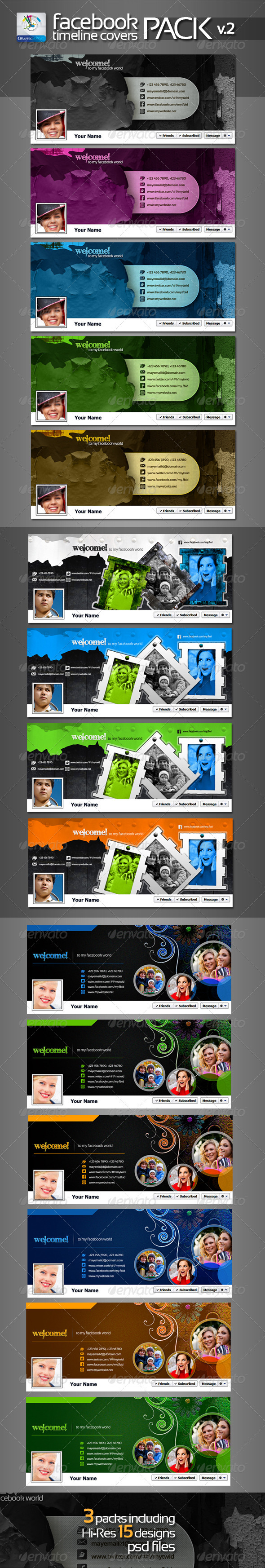 Artistic Facebook Timeline Cover Pack v.2 - Facebook Timeline Covers Social Media