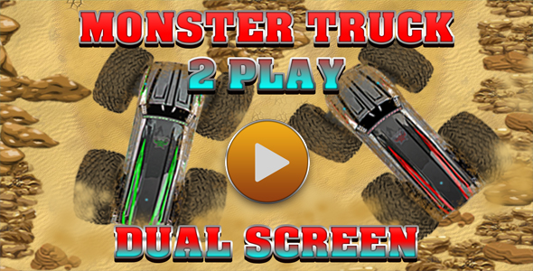 Monster Truck 2 Player Game (CAPX and HTML5)