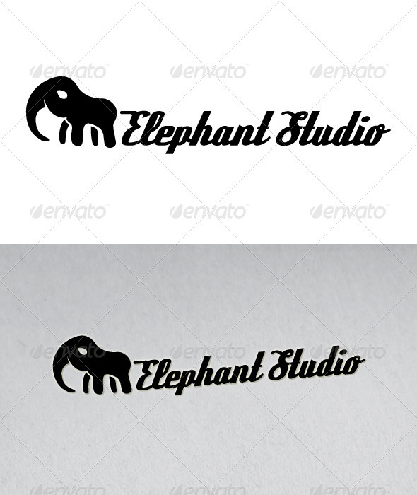 Elephant Studio Logo - Animals Logo Templates