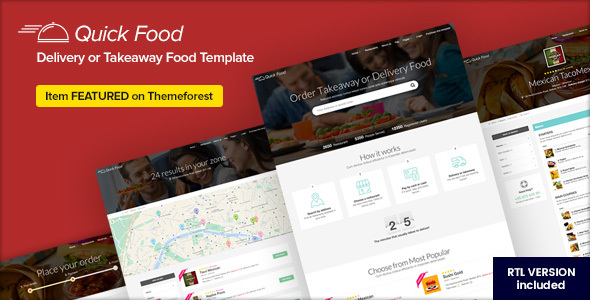 QuickFood - Delivery - ThemeForest 13958100