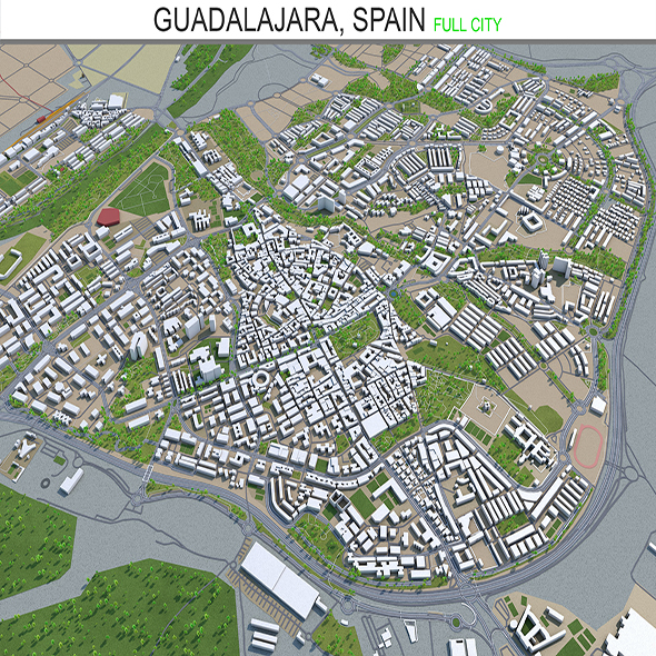 Guadalajara city Spain - 3Docean 28585153
