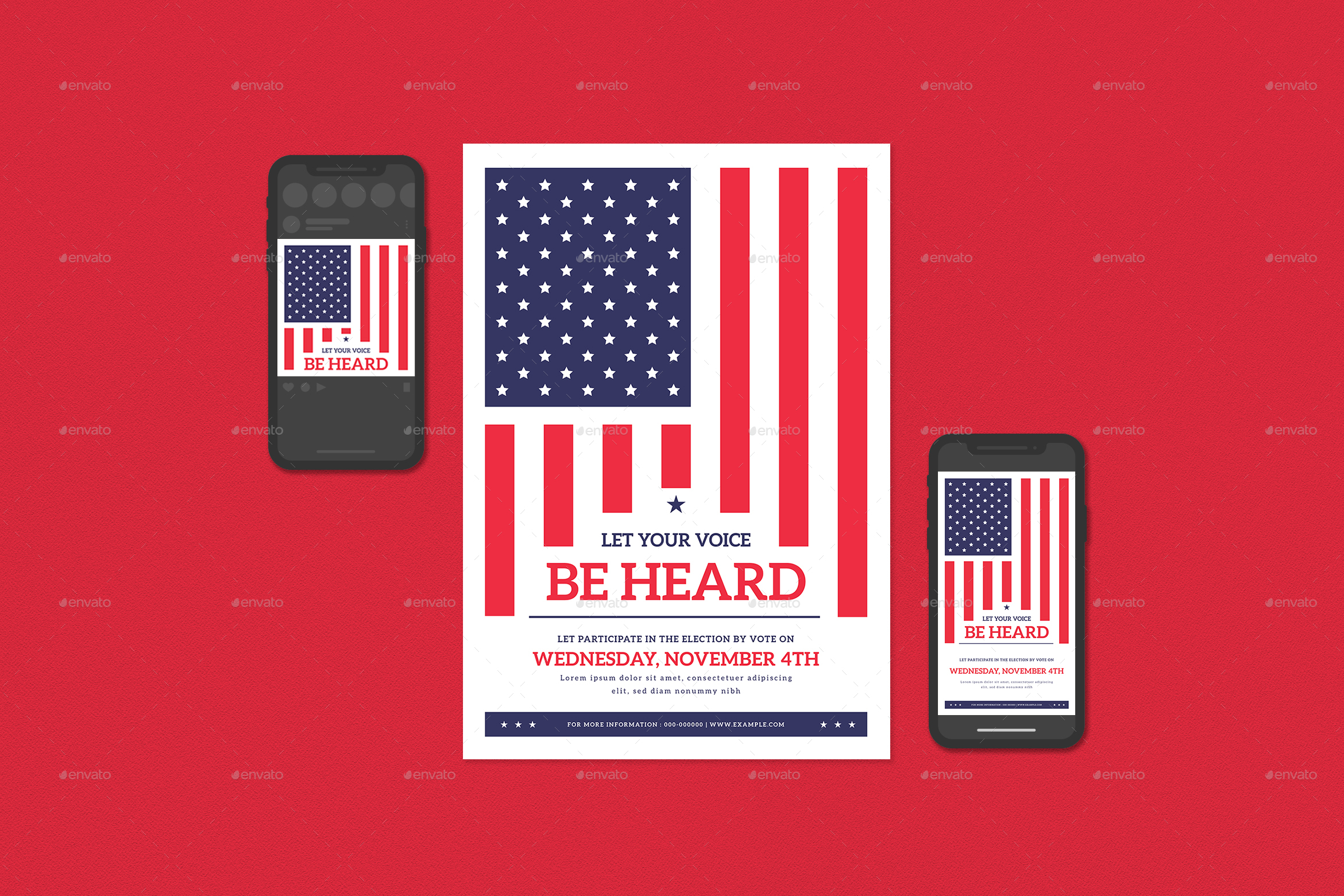 Let S Vote Flyer Set By Ihsanshihab Graphicriver