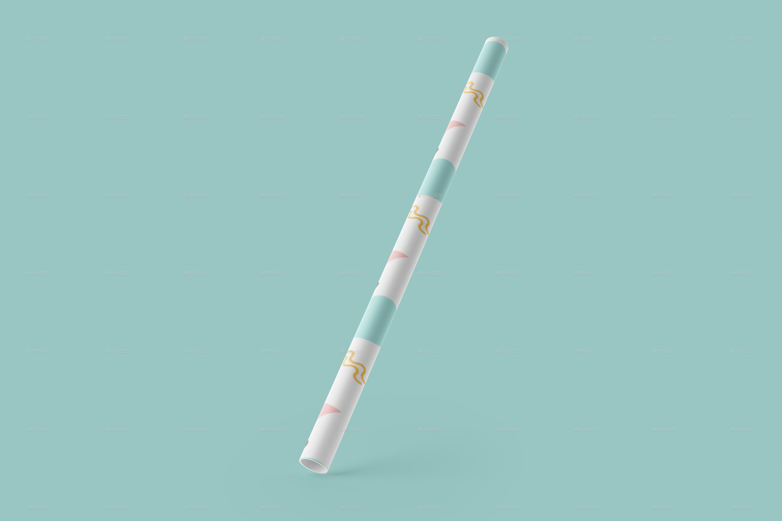Download Paper Straw 3D Mockup by Mockup_Guy | GraphicRiver