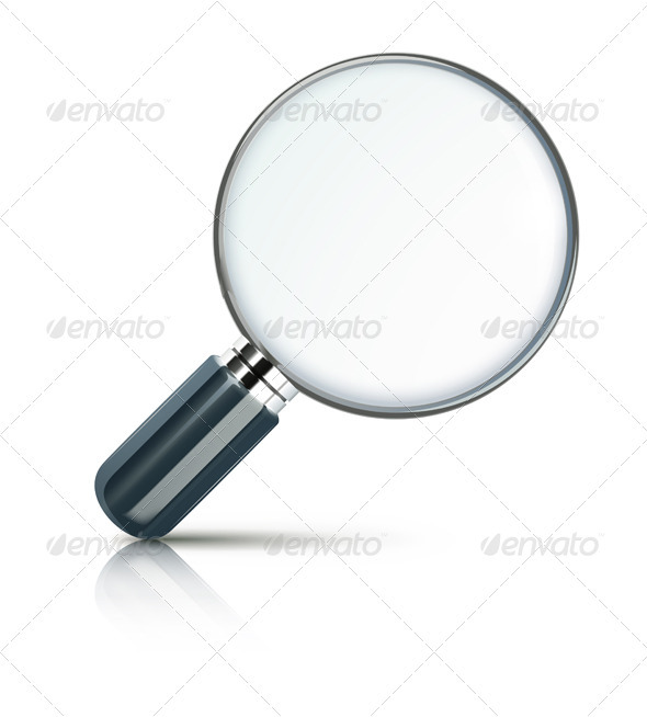 Magnifying glass - Objects Vectors