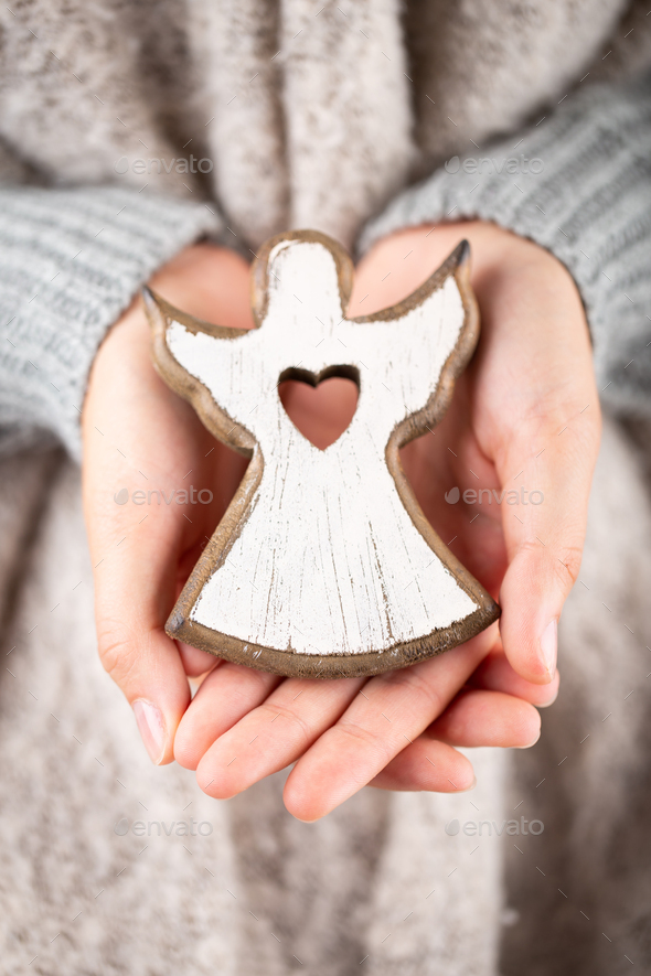 Christmas decor in women hand. - Stock Photo - Images