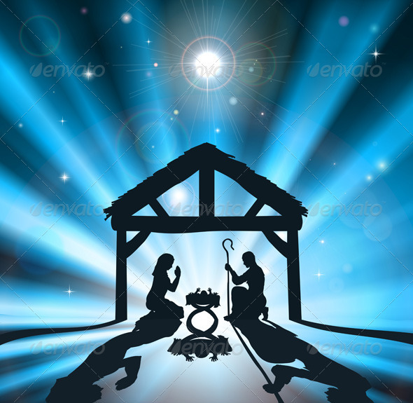 The Christmas Nativity - Religion Conceptual