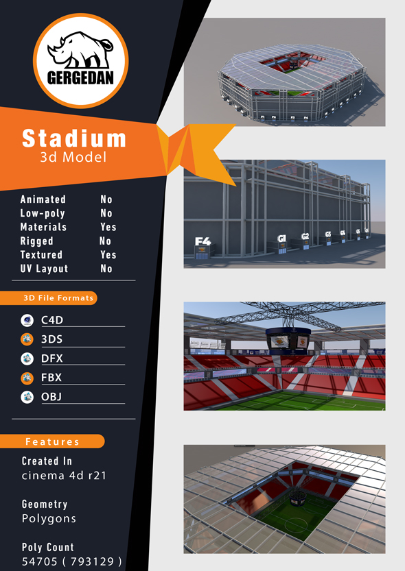 Stadium - 3Docean 28601196