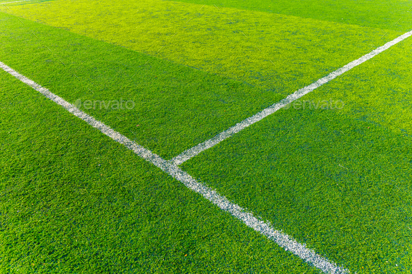 Green turf for sport arena - Stock Photo - Images